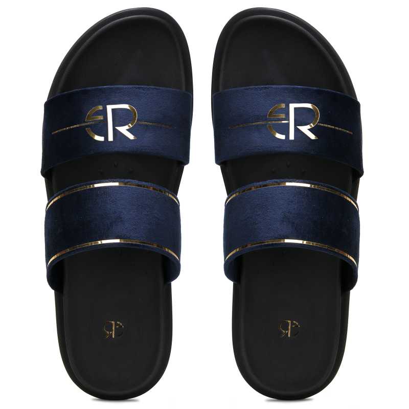 The Napier Sliders In Blue - Escaro Royale