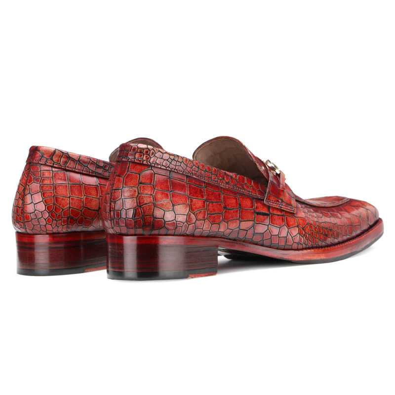 Brig Textured Horsebit Slipons - Brown - Escaro Royale