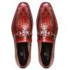 Brig Textured Horsebit Slipons - Brown - Escaro Royale
