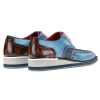 Saxton Wingtip Brogues  with EVA Sole - Blue - Escaro Royale