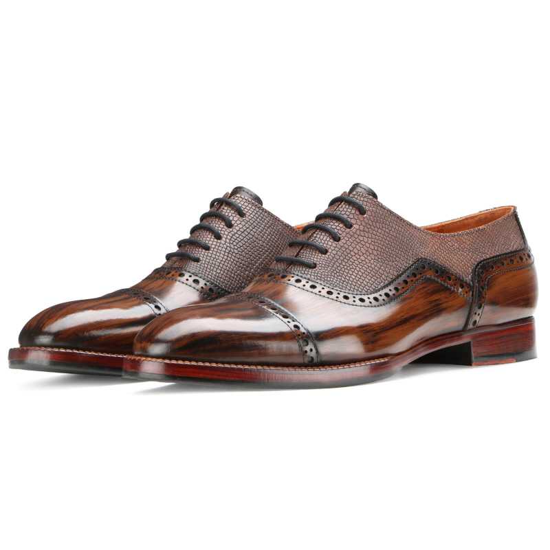 Denver Captoe Oxfords - Escaro Royale