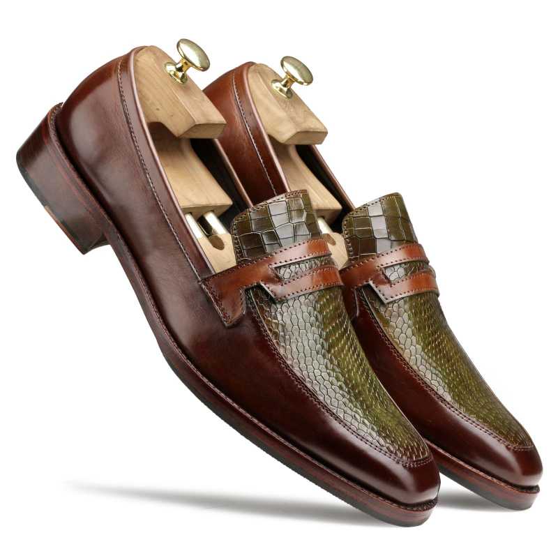 Asheville Penny Loafers - Escaro Royale