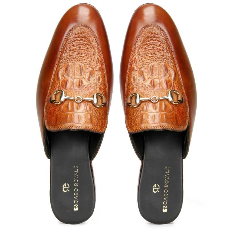 The Fortmill Horsebit Slippers Mules - Escaro Royale