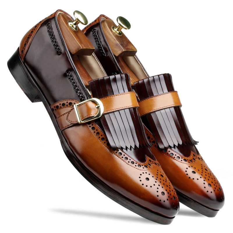 Harvey Kiltie Monkstraps - Escaro Royale