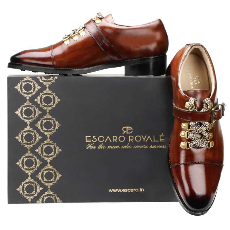 Armando Designer Monkstraps - Escaro Royale