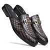 Tanguy Slippers Mules Grey - Escaro Royale