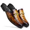 Tanguy Slippers Mules Tan - Escaro Royale