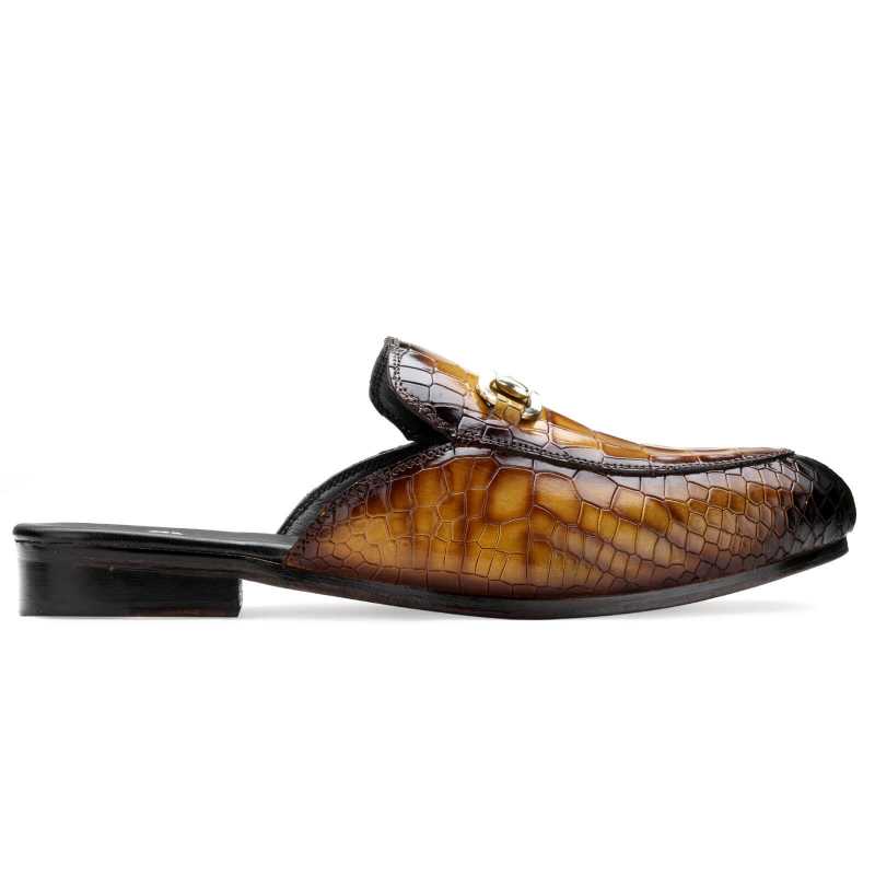Tanguy Slippers Mules Tan - Escaro Royale