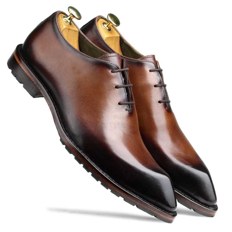 Connery Snip Toe Oxfords - Escaro Royale