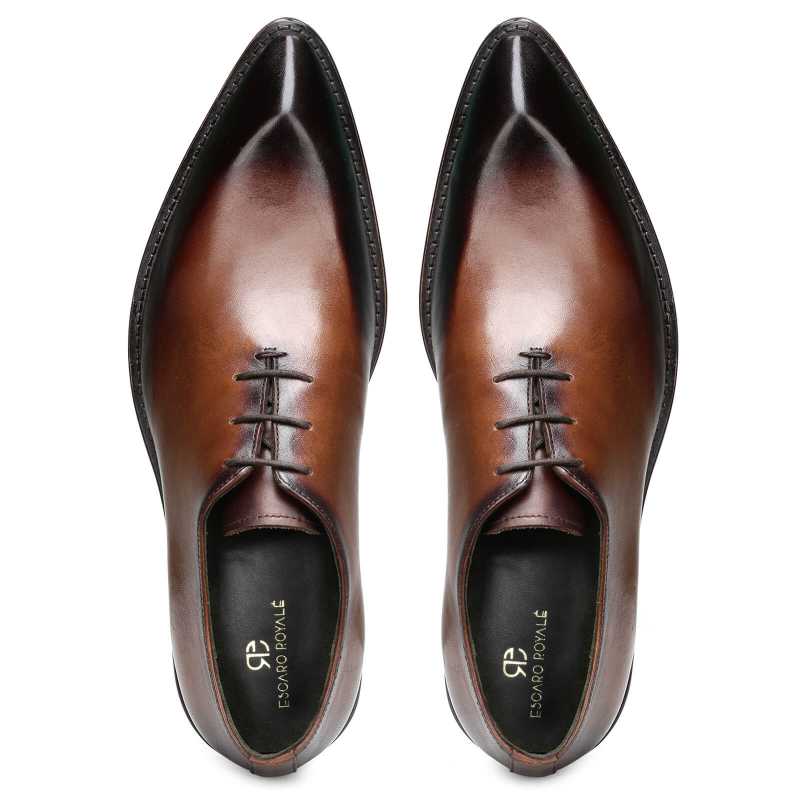 Connery Snip Toe Oxfords - Escaro Royale