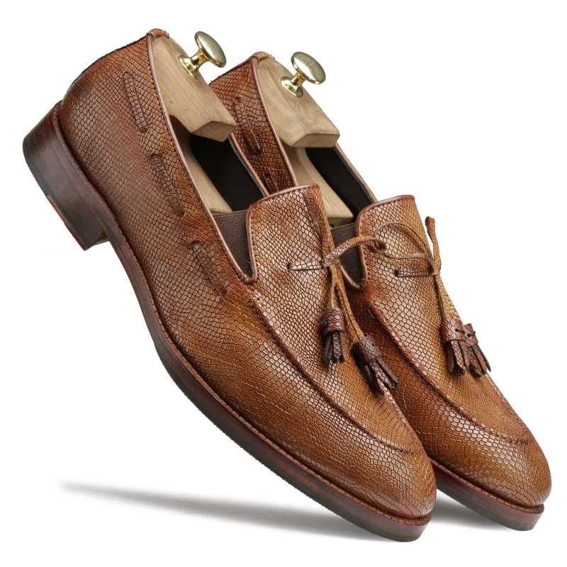 Hilton Bow Tassel Loafers - Escaro Royale