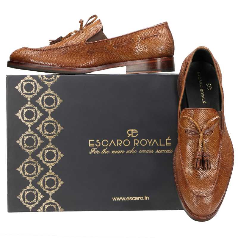 Hilton Bow Tassel Loafers - Escaro Royale