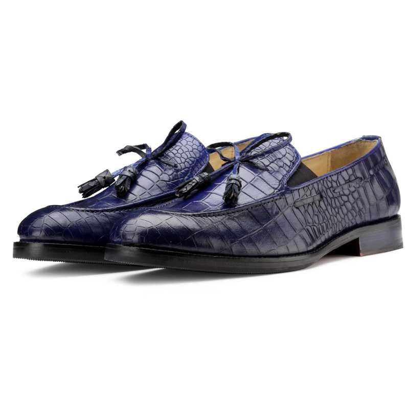 Columbia Bow Tassel Loafers - Escaro Royale