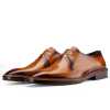Baron Patina Dress shoes in Tan - Escaro Royale