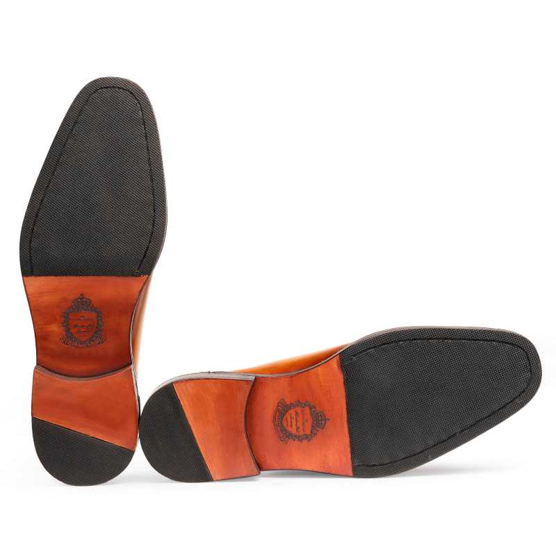 Baron Patina Dress shoes in Tan - Escaro Royale