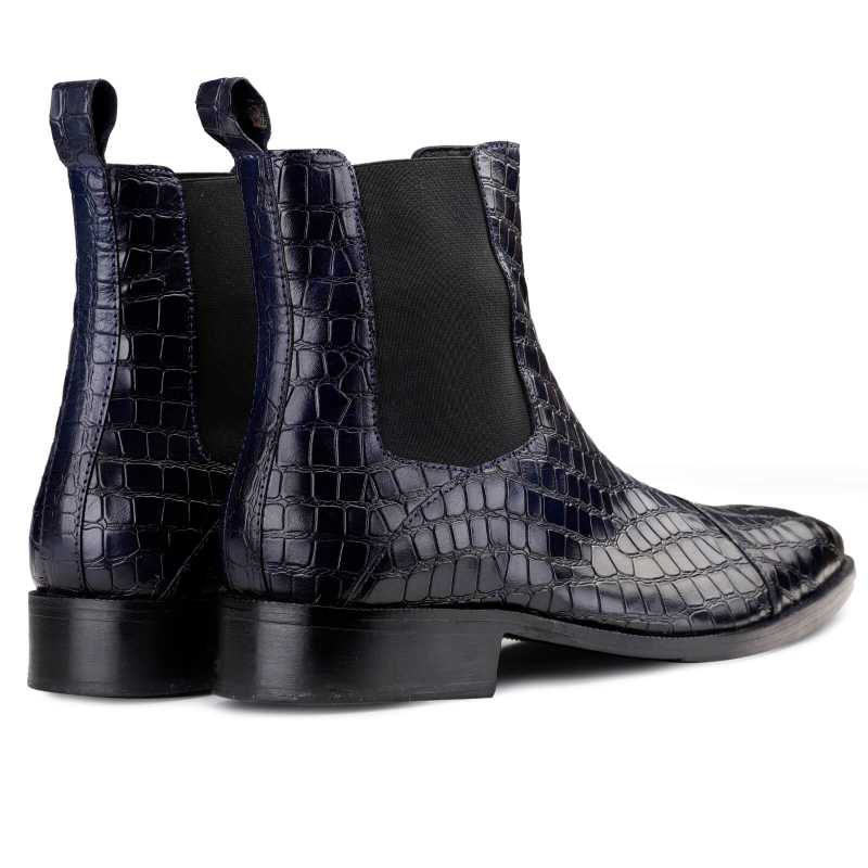 Regal Chelsea Boots in Blue - Escaro Royale