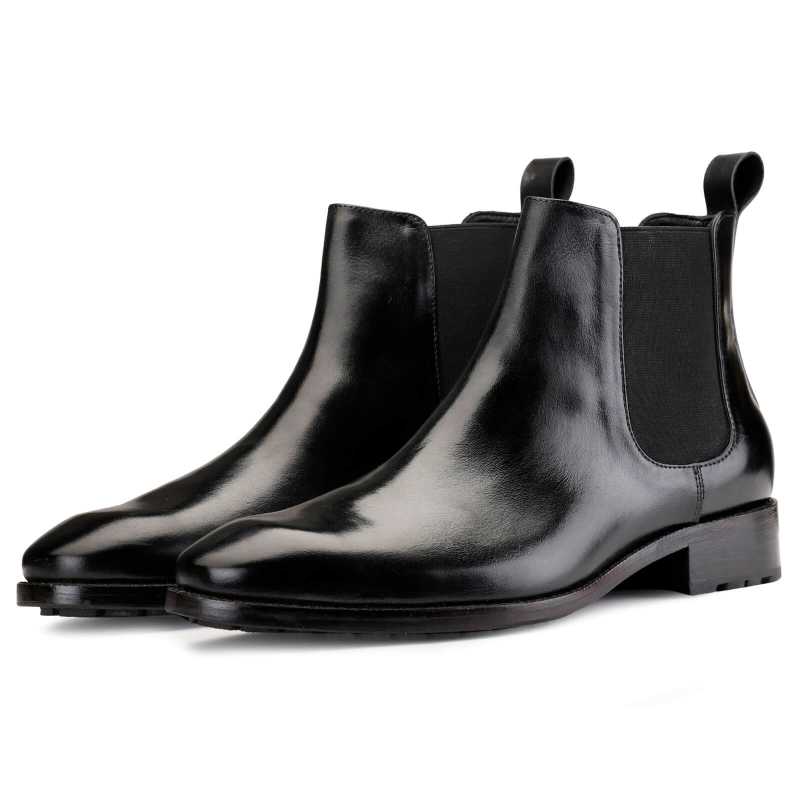 Goldbrow Chelsea Boots Black - Escaro Royale