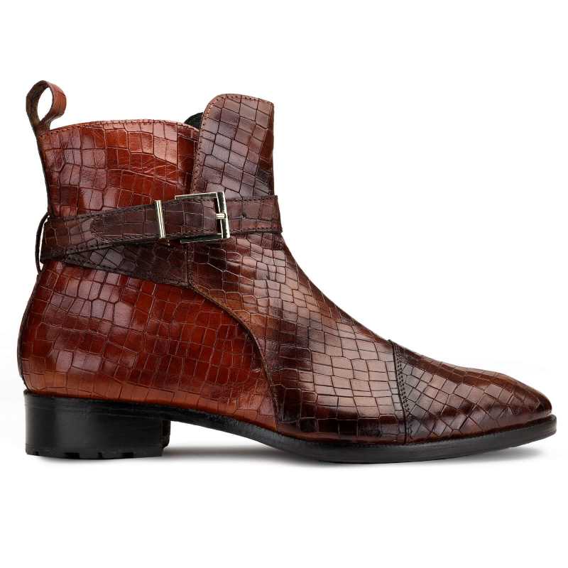 Jodhpur Boots in Patina Brown - Escaro Royale