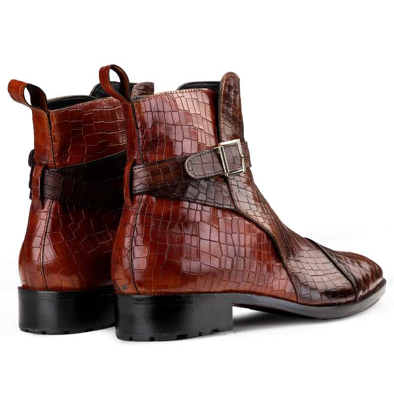 Jodhpur Boots in Patina Brown - Escaro Royale