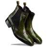 Regal Patina Chelsea Boots - Green - Escaro Royale