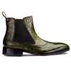 Regal Patina Chelsea Boots - Green - Escaro Royale