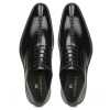 Tony Black Midsplit Oxford Shoes - Escaro Royale