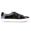 Foilio Luxury Sneakers in Gray Black - Escaro Royale