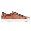 Foilio Luxury Sneakers in Embossed Weave - Escaro Royale