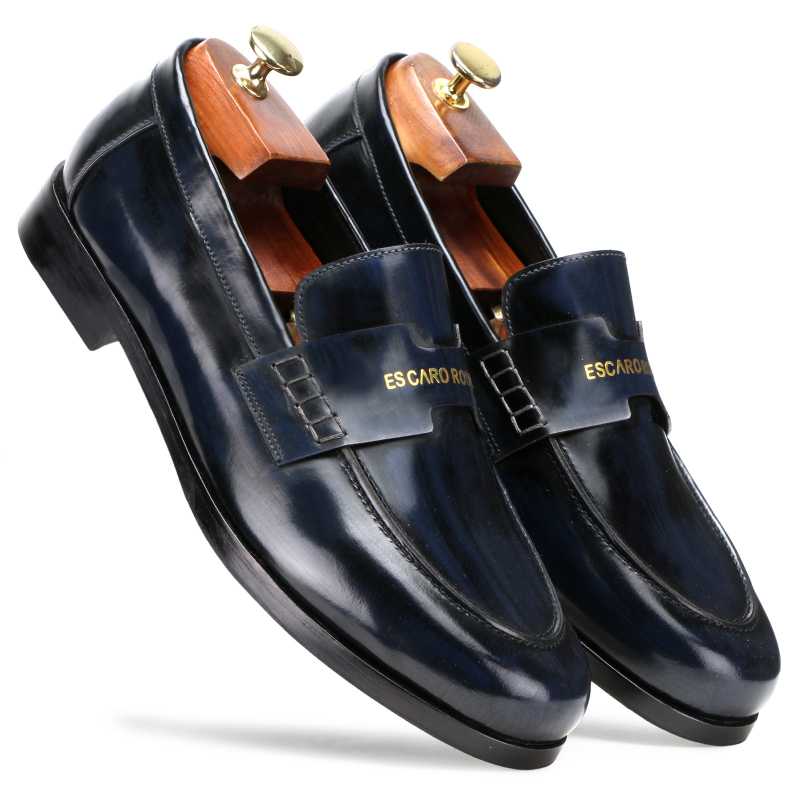 Zynk Loafers Blue - Escaro Royale