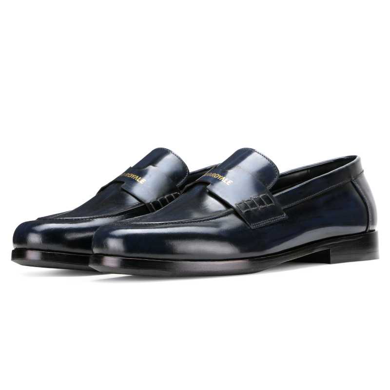 Zynk Loafers Blue - Escaro Royale