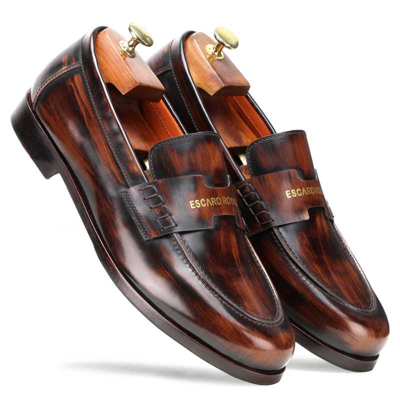 Zynk Loafers Brown - Escaro Royale