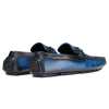 Piton Moccasins in Blue - Escaro Royale