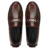Piton Moccasins in Olive Green - Escaro Royale