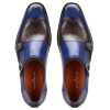 Rio Textured Double Monk in Blue - Escaro Royale