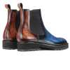 Marrone Chelsea Boots in Blue Brown - Escaro Royale