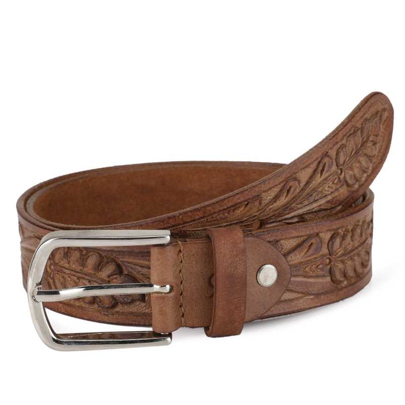 Hand Crafted Hand Tool Leather Belt - Escaro Royale