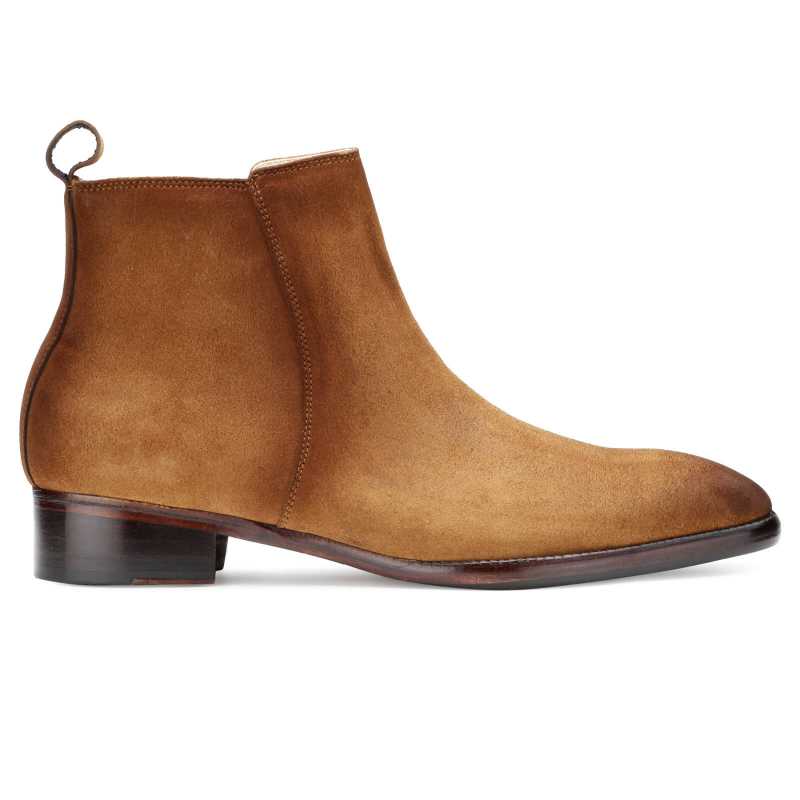 Carbine Suede Zipper Boots - Escaro Royale