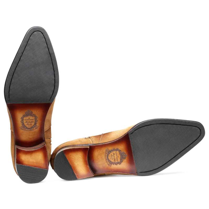 Carbine Suede Zipper Boots - Escaro Royale