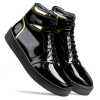 Kingston Black Gold Hightop Sneakers - Escaro Royale