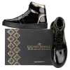 Kingston Black Gold Hightop Sneakers - Escaro Royale