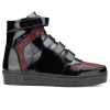 Triumph Black Hightop Sneakers - Escaro Royale