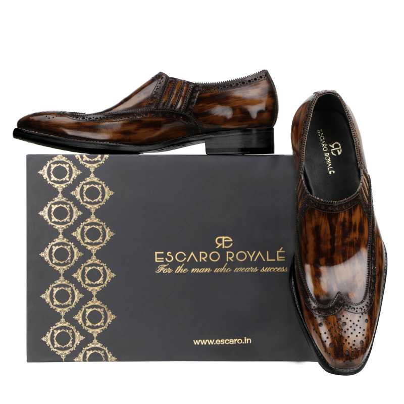 Hastings Slip-on Loafers Brown - Escaro Royale