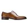 The Nicholas Medallion Wholecut in Tan - Escaro Royale