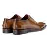 The Nicholas Medallion Wholecut in Tan - Escaro Royale