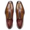 The Nicholas Medallion Wholecut in Tan - Escaro Royale