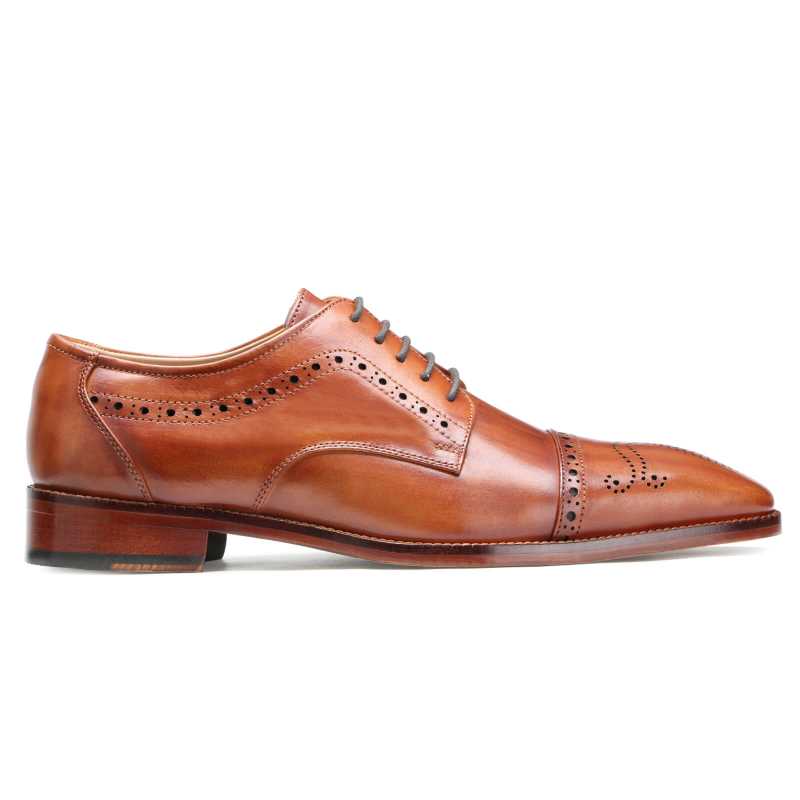 Brown Designer Derby Shoes - Escaro Royale