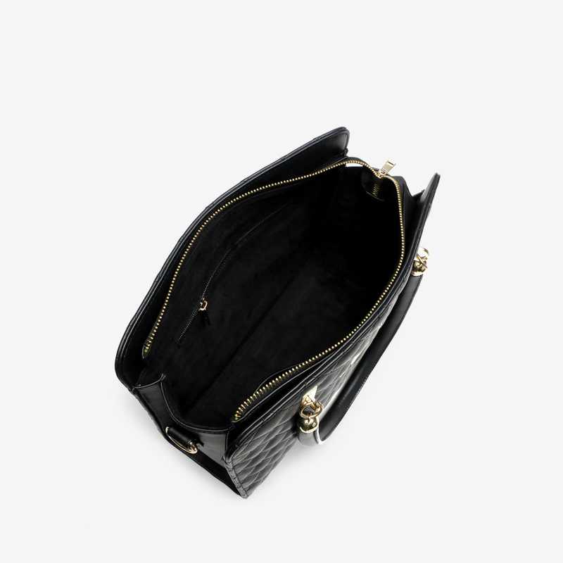 Victoria Black Handbag - Escaro Royale
