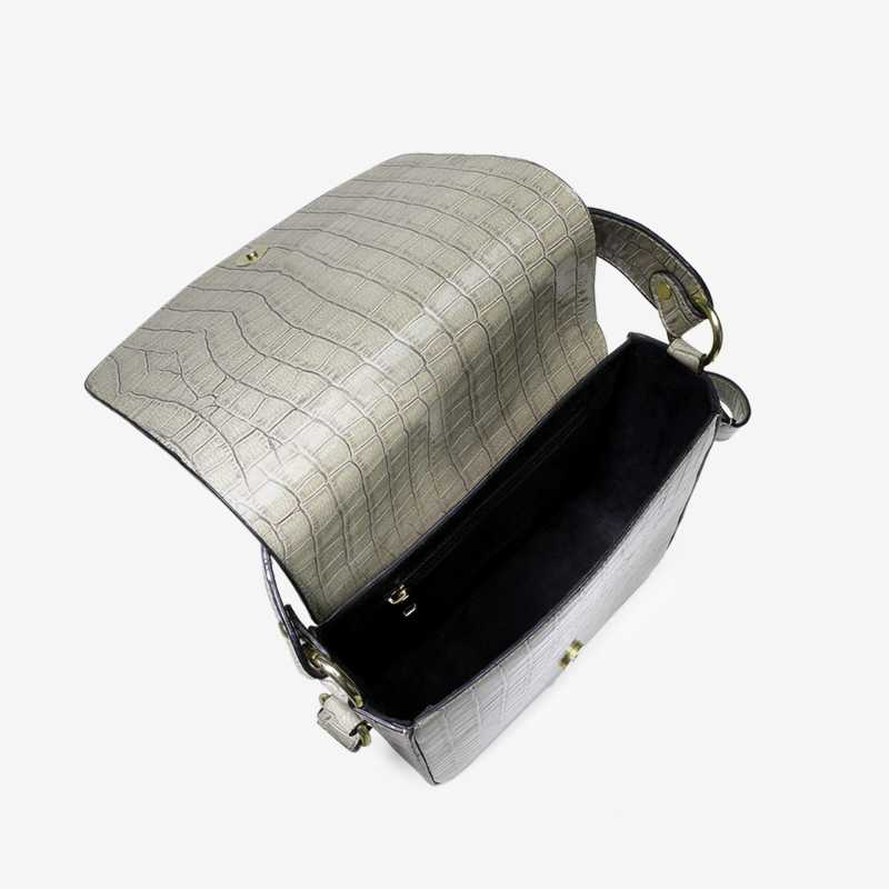 Aurora Grey Sling Bag - Escaro Royale