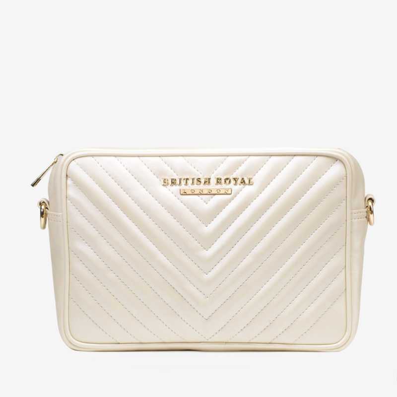 Rapunzei Pearl White Sling Bag - Escaro Royale