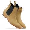 Iceman Chelsea Boots in Beige Suede - Escaro Royale